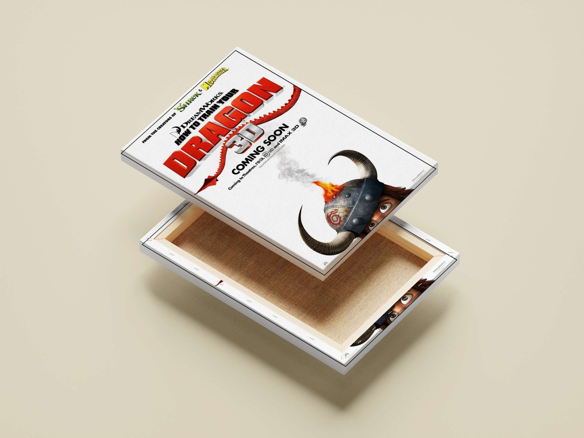 How to Train Your Dragon Main Subject: How to Train Your Dragon Canvas wall art — Anime wall art India | PosterBoizz