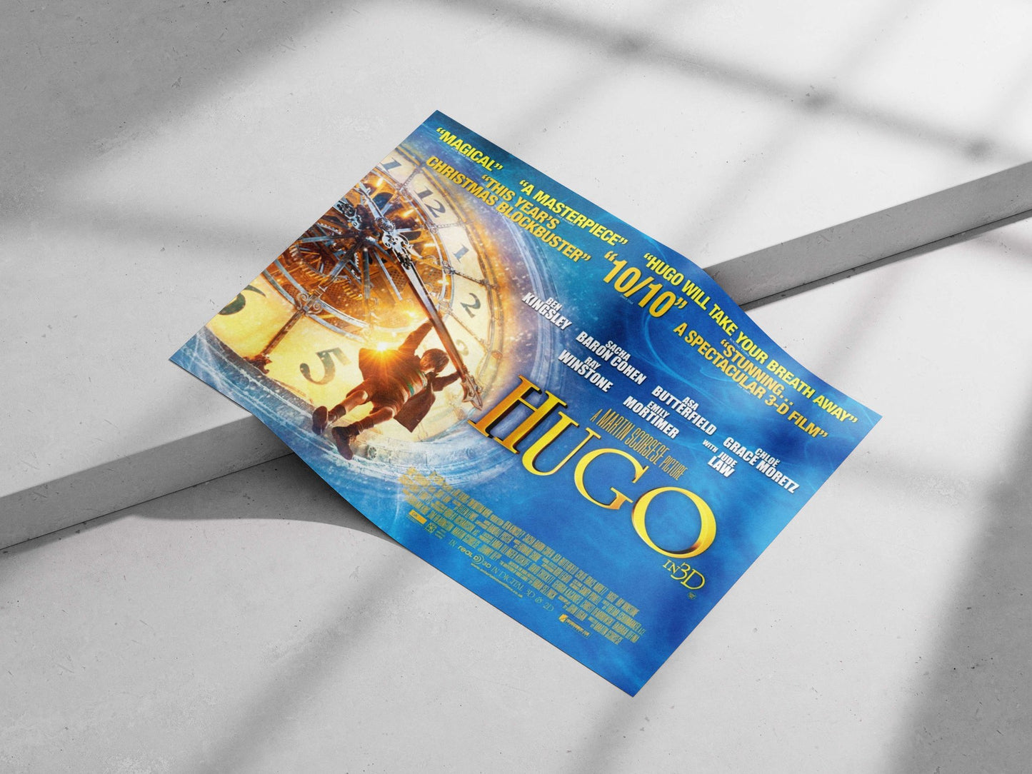 Hugo (2011 film directed by Martin Scorsese) Main Subject: Hugo (2011 film directed by Martin Scorsese) Matte poster print —