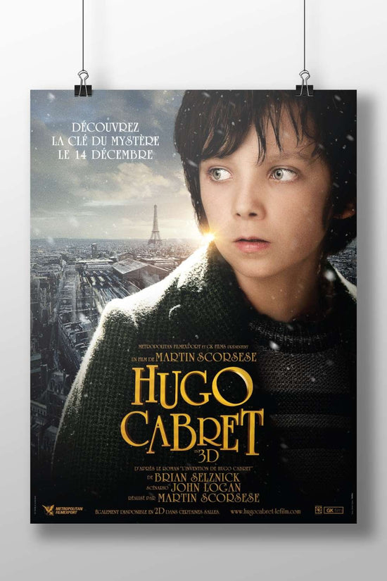 Hugo Cabret Main Subject: Hugo Cabret Matte BoizzBoard rigid print — Bollywood wall art India | PosterBoizz