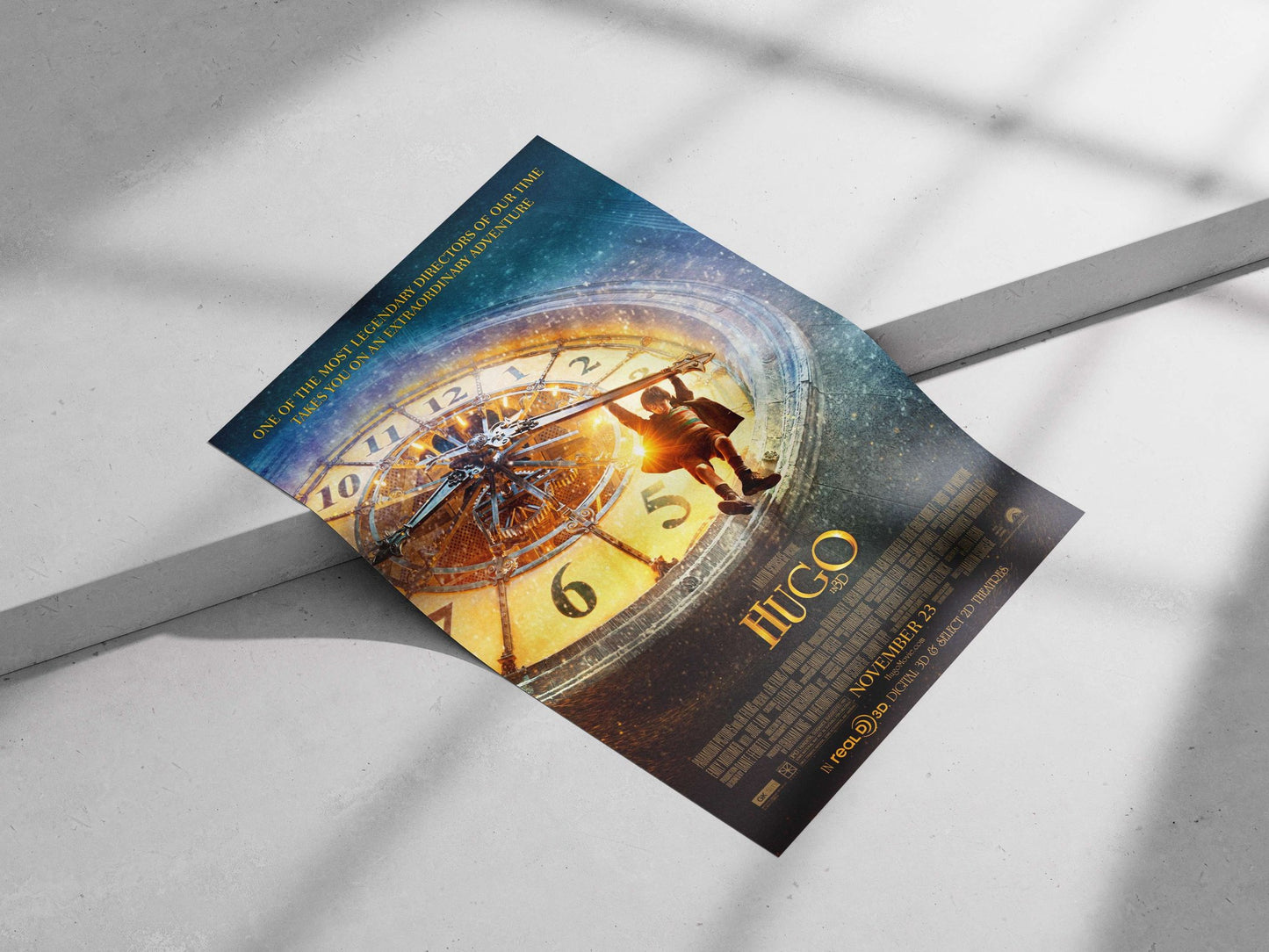 The film "Hugo" (2011), directed by Martin Scorsese and based on "The Invention of Hugo Cabret". Main Subject: The film