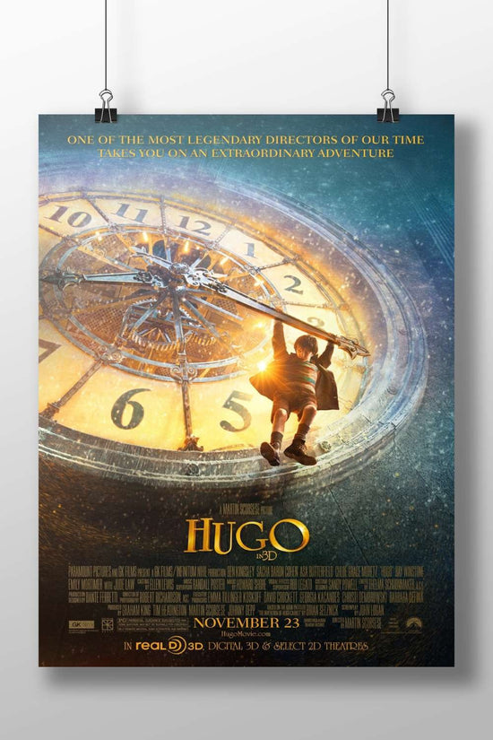 The film "Hugo" (2011), directed by Martin Scorsese and based on "The Invention of Hugo Cabret". Main Subject: The film