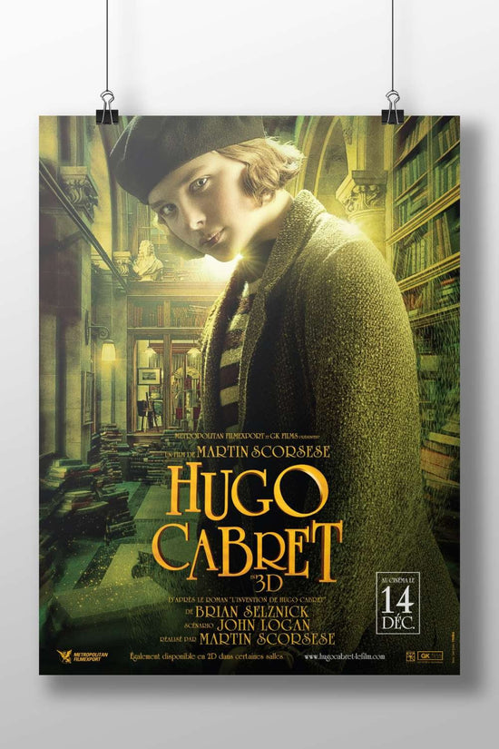 Hugo Cabret (film) Main Subject: Hugo Cabret (film) Matte BoizzBoard rigid print — Bollywood wall art India | PosterBoizz