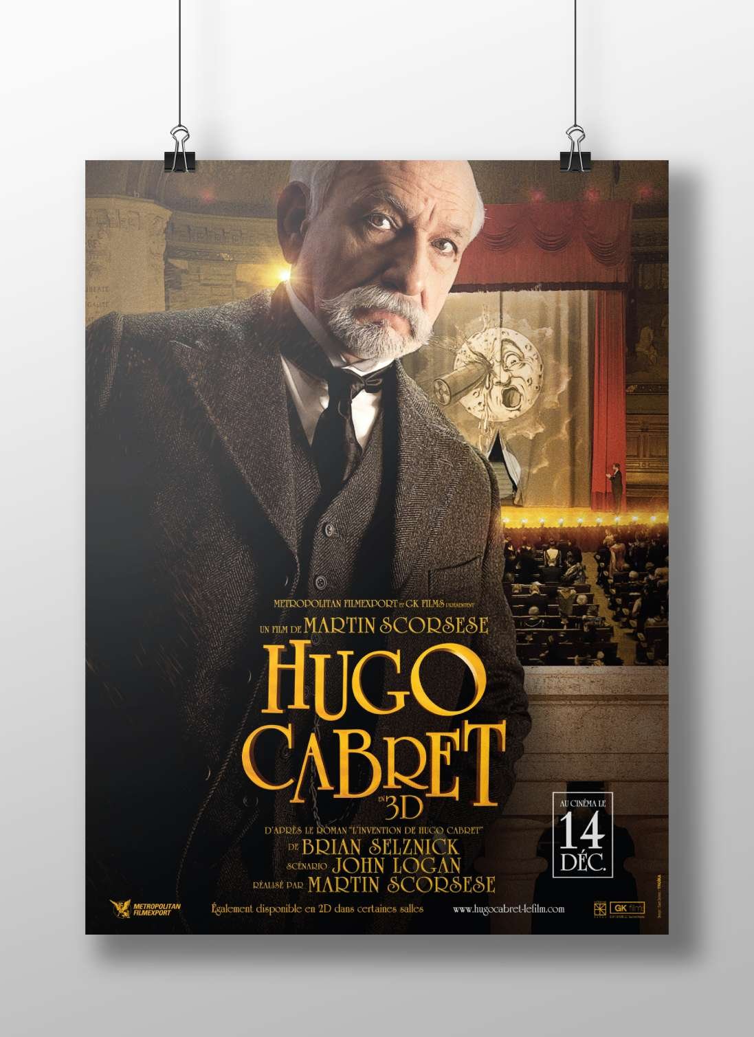 Hugo Cabret (film based on Brian Selznick's book) Main Subject: Hugo Cabret (film based on Brian Selznick's book) Matte