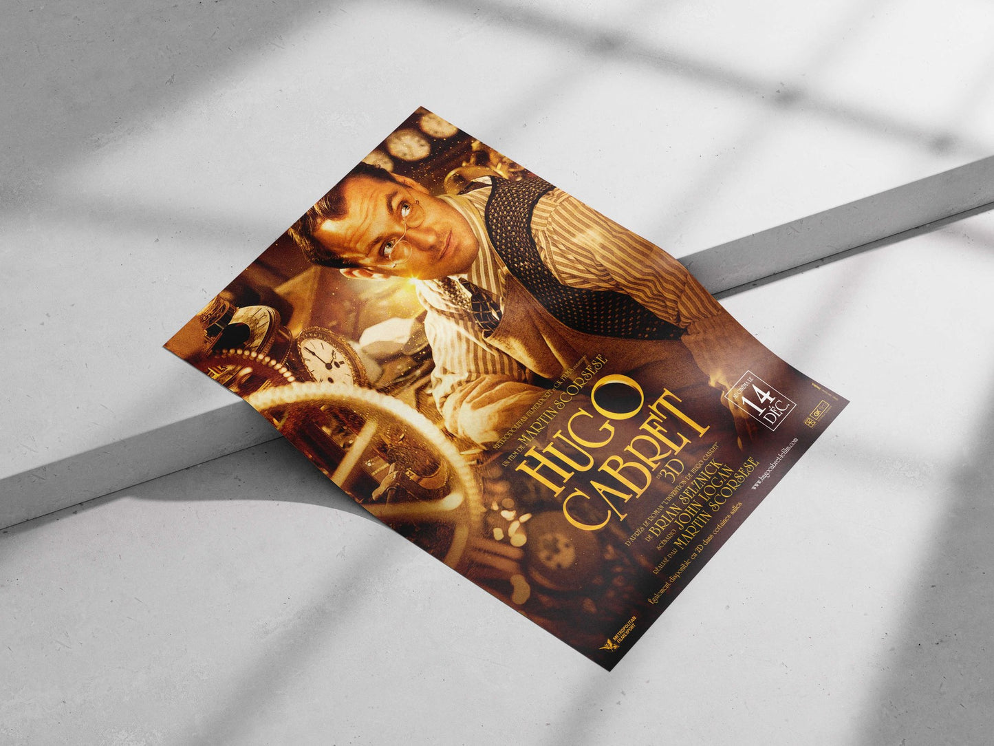 Hugo Cabret (film) Main Subject: Hugo Cabret (film) Matte poster print — Bollywood wall art India | PosterBoizz