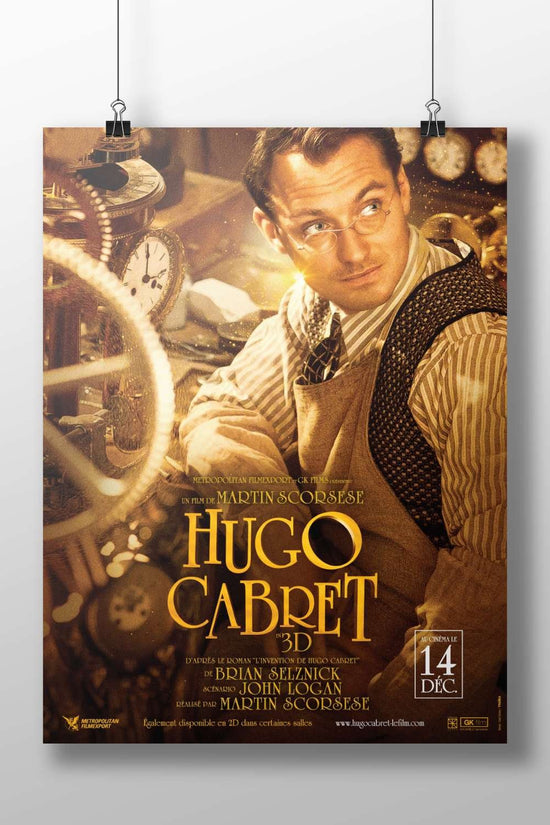 Hugo Cabret (film) Main Subject: Hugo Cabret (film) Matte BoizzBoard rigid print — Bollywood wall art India | PosterBoizz