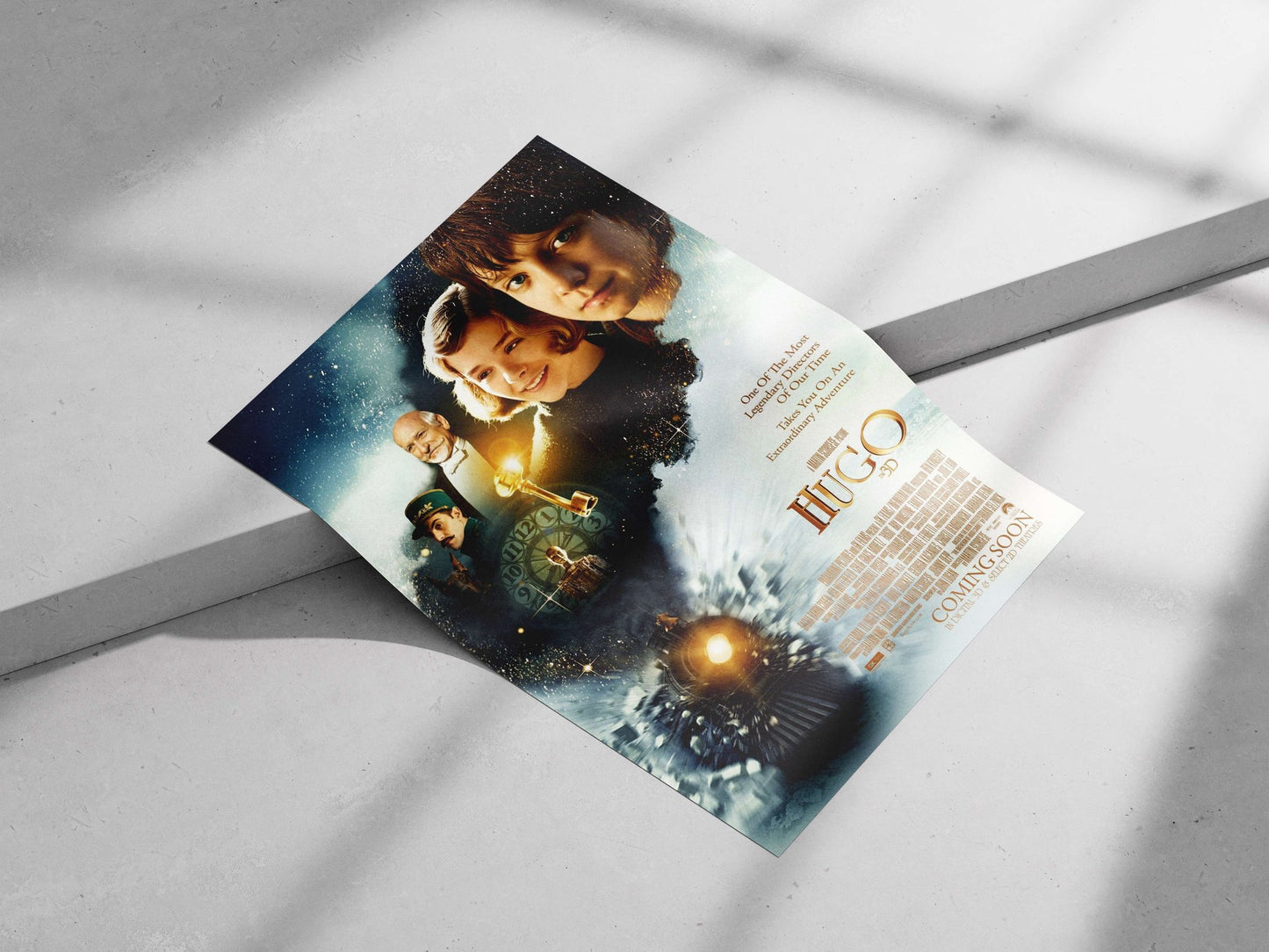 The film "Hugo" (2011) directed by Martin Scorsese. Main Subject: The film "Hugo" (2011) directed by Martin Scorsese. Matte