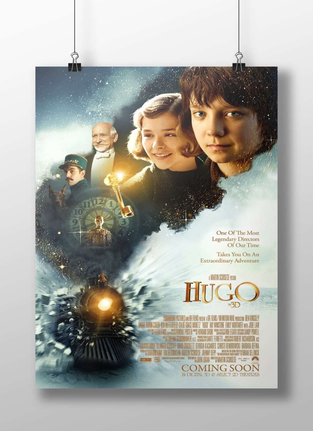The film "Hugo" (2011) directed by Martin Scorsese. Main Subject: The film "Hugo" (2011) directed by Martin Scorsese. Matte