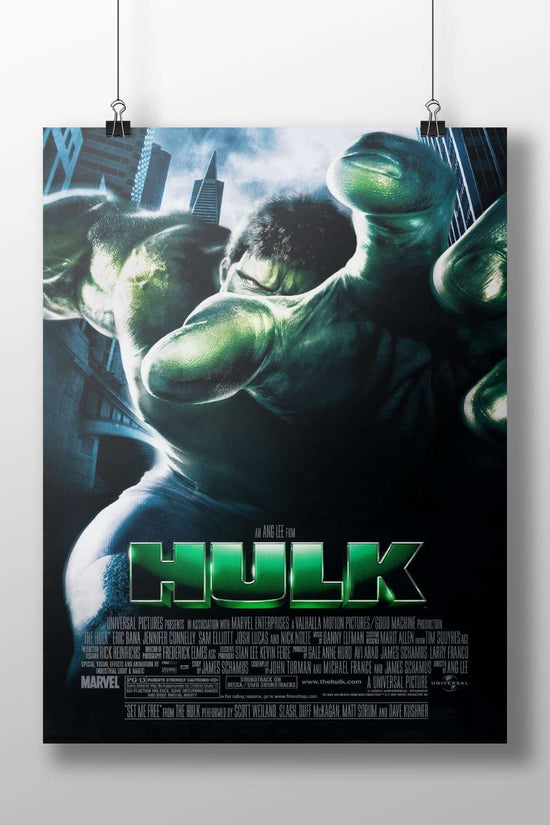 Hulk, the fictional character from Marvel Comics featured in the 2003 film "The Hulk" Main Subject: Hulk, the fictional