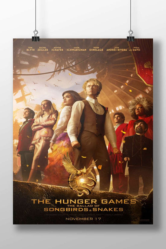 The Hunger Games franchise, specifically "The Ballad of Songbirds & Snakes" (movie title). Main Subject: The Hunger Games