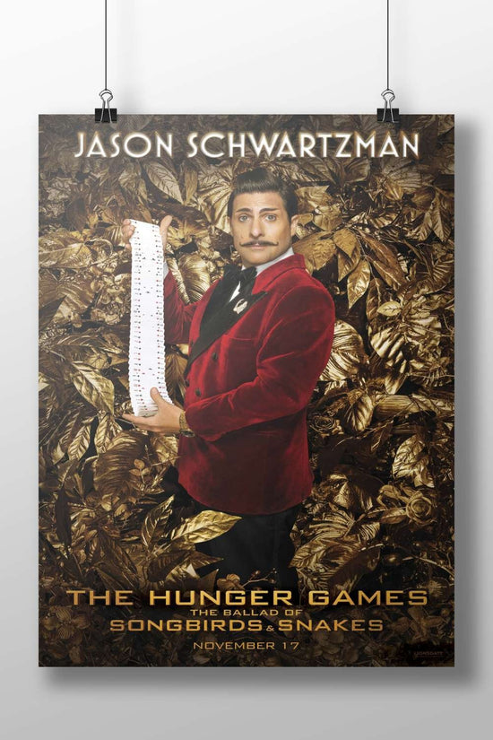 Jason Schwartzman as a character from The Hunger Games: The Ballad of Songbirds & Snakes Main Subject: Jason Schwartzman as