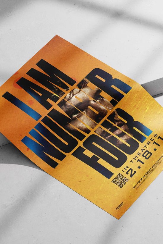 I Am Number Four (movie franchise) Main Subject: I Am Number Four (movie franchise) Matte poster print — Bollywood wall art