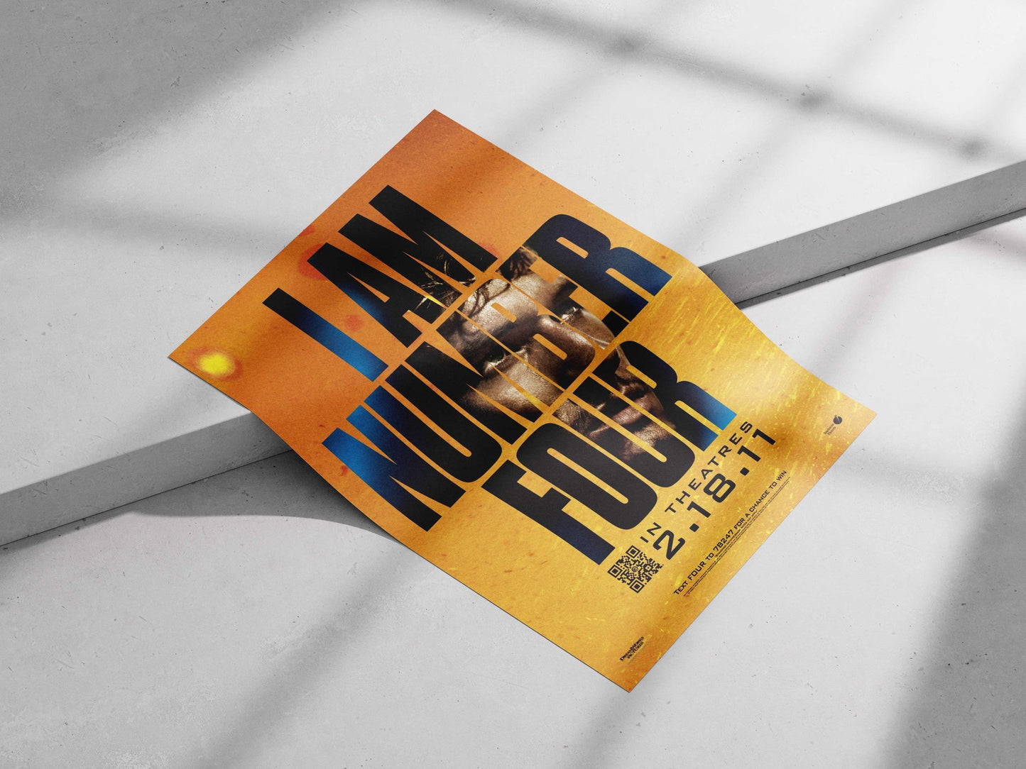 I Am Number Four (movie franchise) Main Subject: I Am Number Four (movie franchise) Matte poster print — Bollywood wall art