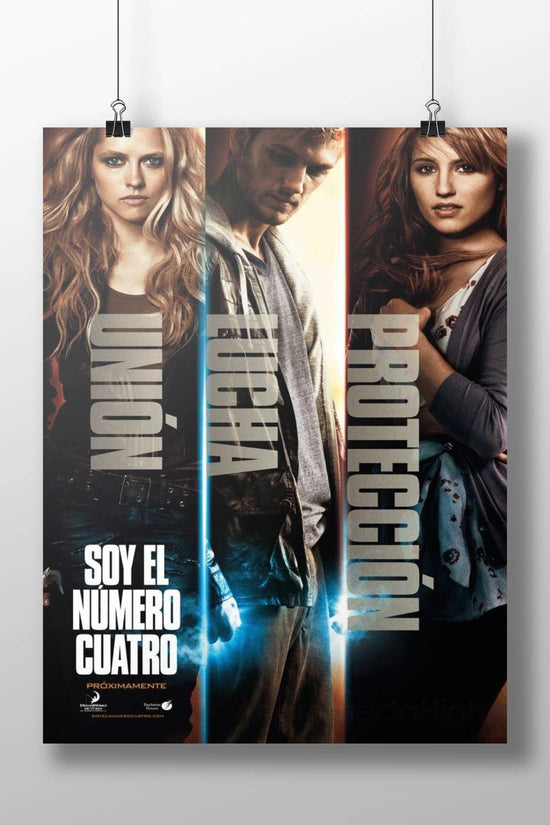 Soy el Número Cuatro (Spanish title for the "I Am Number Four" YA franchise). Main Subject: Soy el Número Cuatro (Spanish