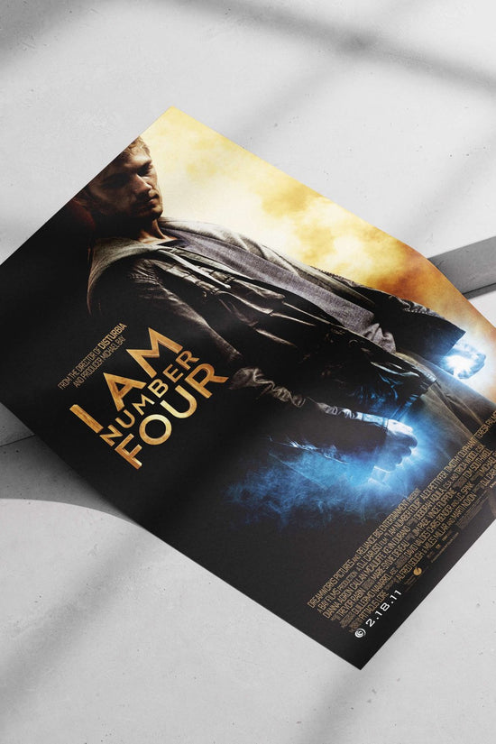 I Am Number Four (film) Main Subject: I Am Number Four (film) Matte poster print — Bollywood wall art India | PosterBoizz
