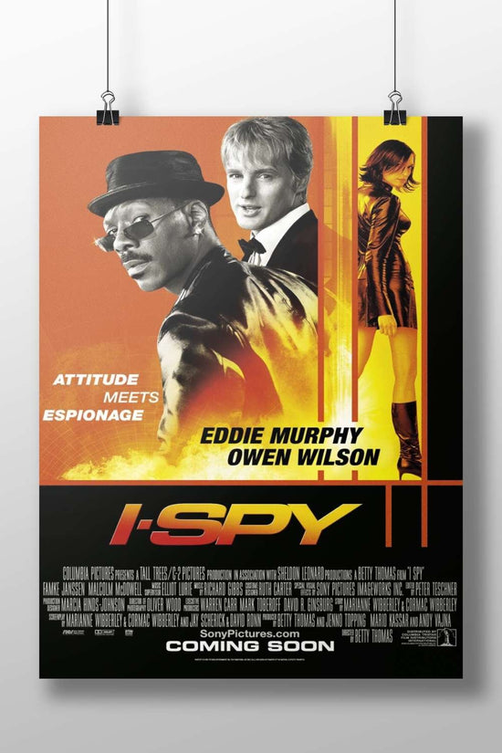 The I-Spy (2002) movie poster featuring Eddie Murphy, Owen Wilson, and Rosario Dawson Main Subject: The I-Spy (2002) movie