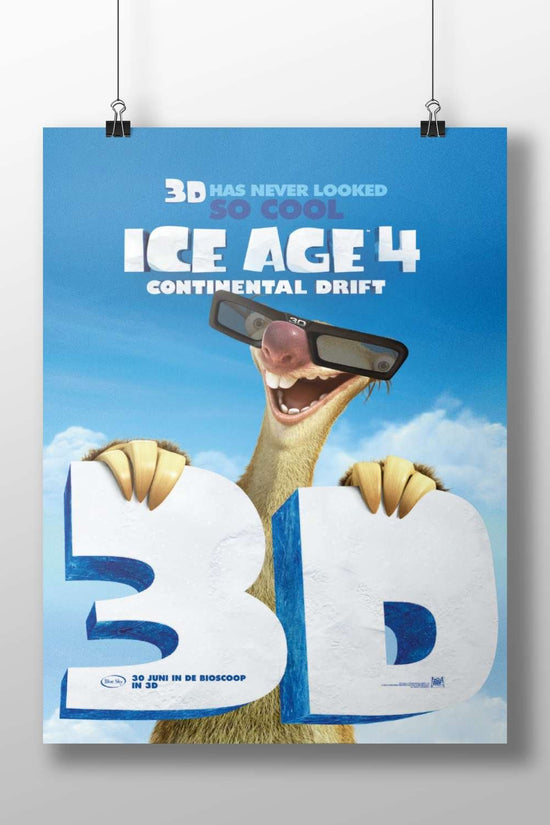 Scrat from Ice Age 4 franchise Main Subject: Scrat from Ice Age 4 franchise Matte BoizzBoard rigid print — Superhero wall