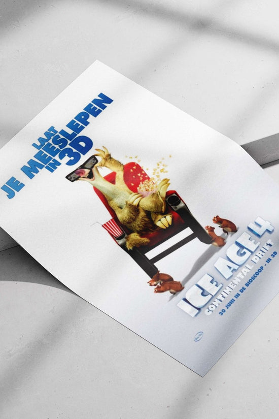 Ice Age 4 Main Subject: Ice Age 4 Matte poster print — Gaming wall art India | PosterBoizz