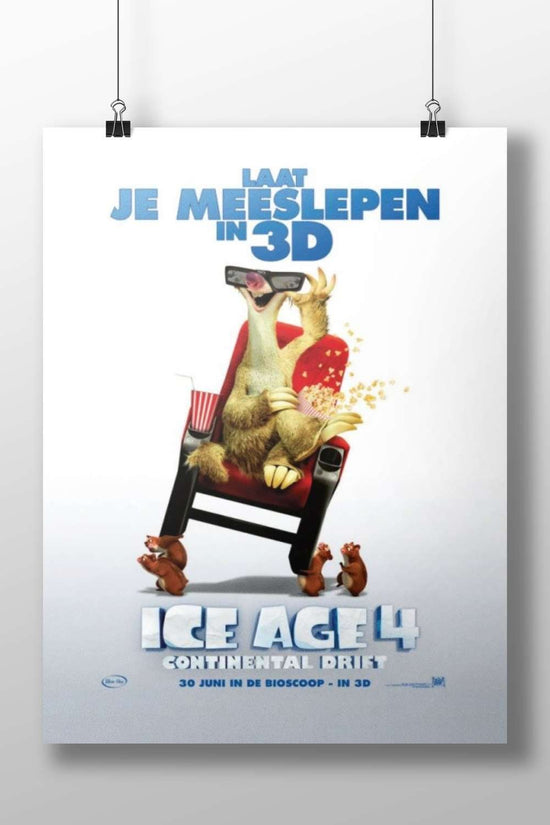 Ice Age 4 Main Subject: Ice Age 4 Matte BoizzBoard rigid print — Gaming wall art India | PosterBoizz