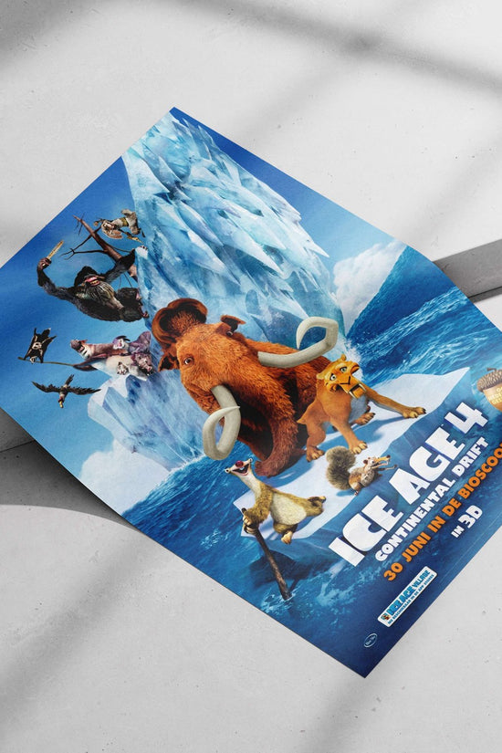 Ice Age 4: Continental Drift Main Subject: Ice Age 4: Continental Drift Matte poster print — Anime wall art India |