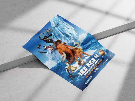 Ice Age 4: Continental Drift Main Subject: Ice Age 4: Continental Drift Matte poster print — Anime wall art India |