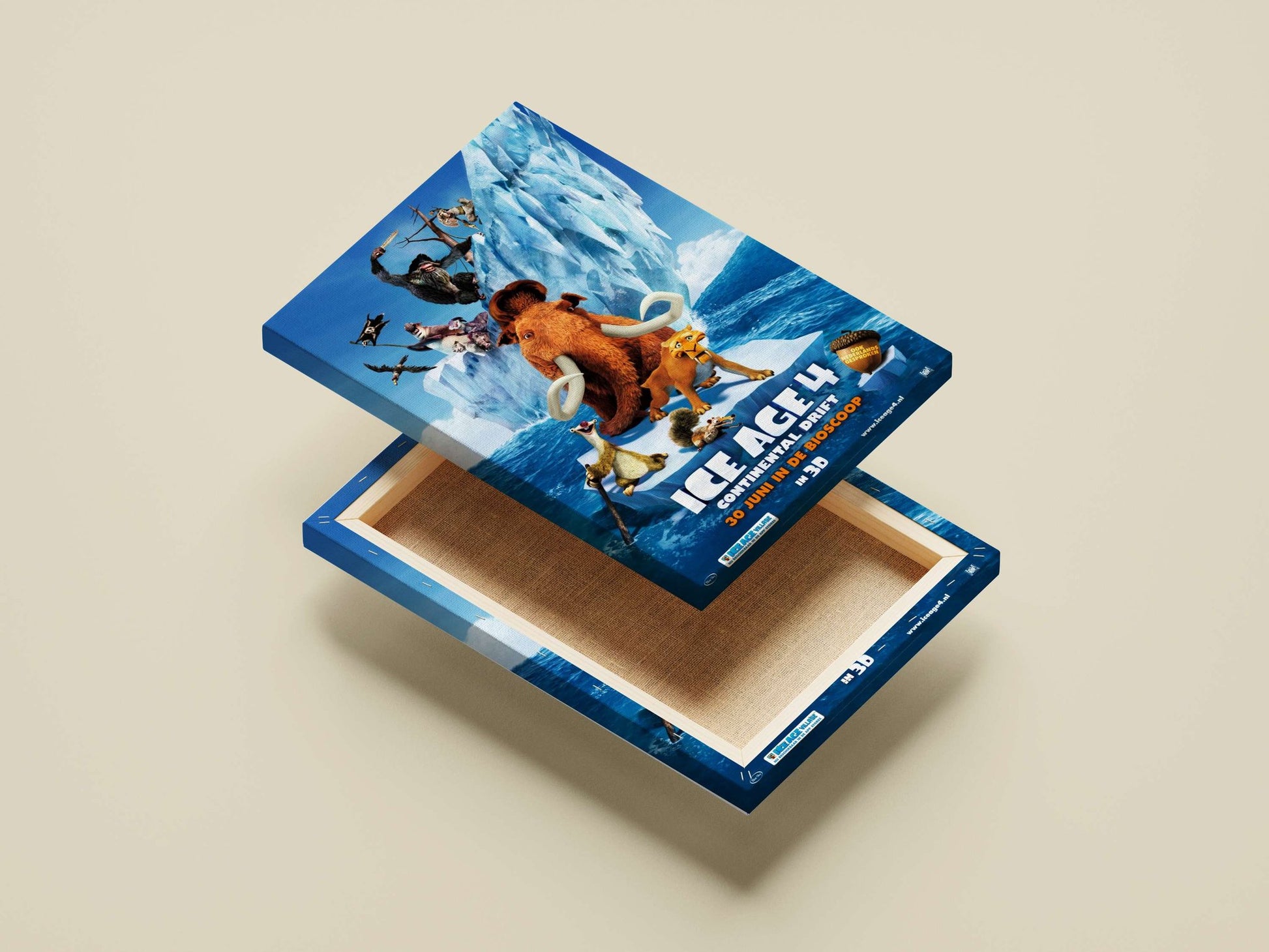 Ice Age 4: Continental Drift Main Subject: Ice Age 4: Continental Drift Canvas wall art — Anime wall art India | PosterBoizz