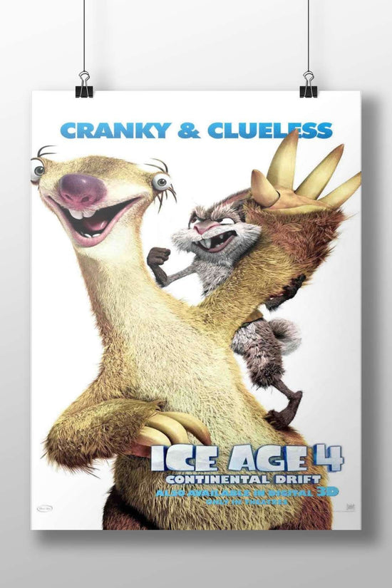 Crash and Eddie from the Ice Age 4 franchise. Main Subject: Crash and Eddie from the Ice Age 4 franchise. Matte BoizzBoard