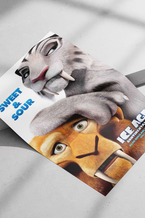 Ice Age 4 characters: Manny (mammoth) and Diego (saber-toothed tiger) Main Subject: Ice Age 4 characters: Manny (mammoth)