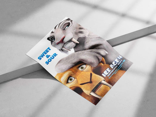 Ice Age 4 characters: Manny (mammoth) and Diego (saber-toothed tiger) Main Subject: Ice Age 4 characters: Manny (mammoth)