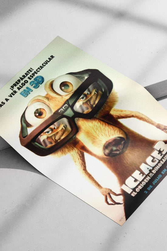 Ice Age 3 Main Subject: Ice Age 3 Matte poster print — Gaming wall art India | PosterBoizz