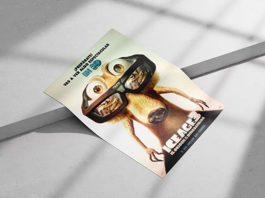 Ice Age 3 Main Subject: Ice Age 3 Matte poster print — Gaming wall art India | PosterBoizz