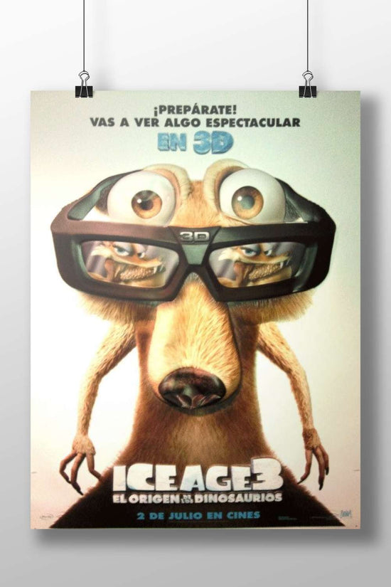Ice Age 3 Main Subject: Ice Age 3 Matte BoizzBoard rigid print — Gaming wall art India | PosterBoizz