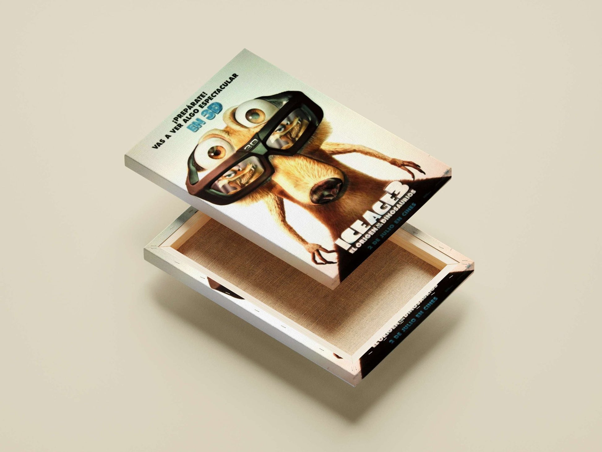 Ice Age 3 Main Subject: Ice Age 3 Canvas wall art — Gaming wall art India | PosterBoizz