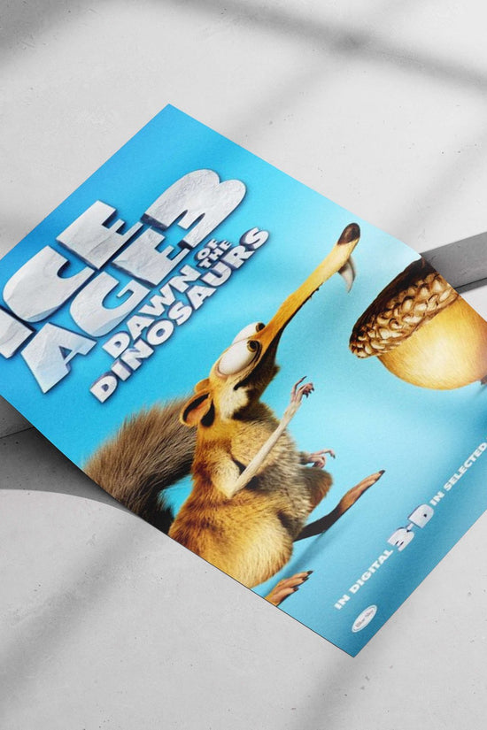 Ice Age 3: Dawn of the Dinosaurs Main Subject: Ice Age 3: Dawn of the Dinosaurs Matte poster print — Anime wall art India |