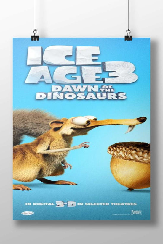 Ice Age 3: Dawn of the Dinosaurs Main Subject: Ice Age 3: Dawn of the Dinosaurs Matte BoizzBoard rigid print — Anime wall