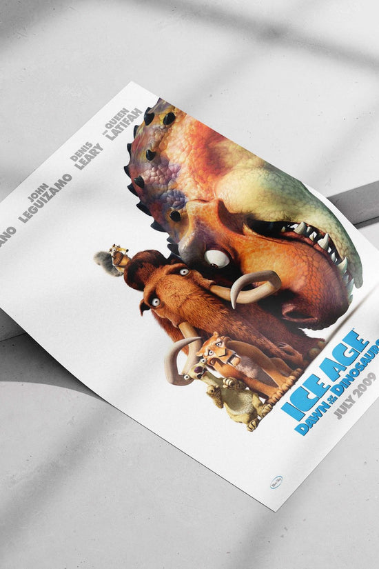 Ice Age: Dawn of the Dinosaurs Main Subject: Ice Age: Dawn of the Dinosaurs Matte poster print — Bollywood wall art India |