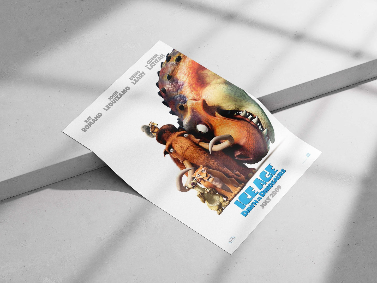 Ice Age: Dawn of the Dinosaurs Main Subject: Ice Age: Dawn of the Dinosaurs Matte poster print — Bollywood wall art India |