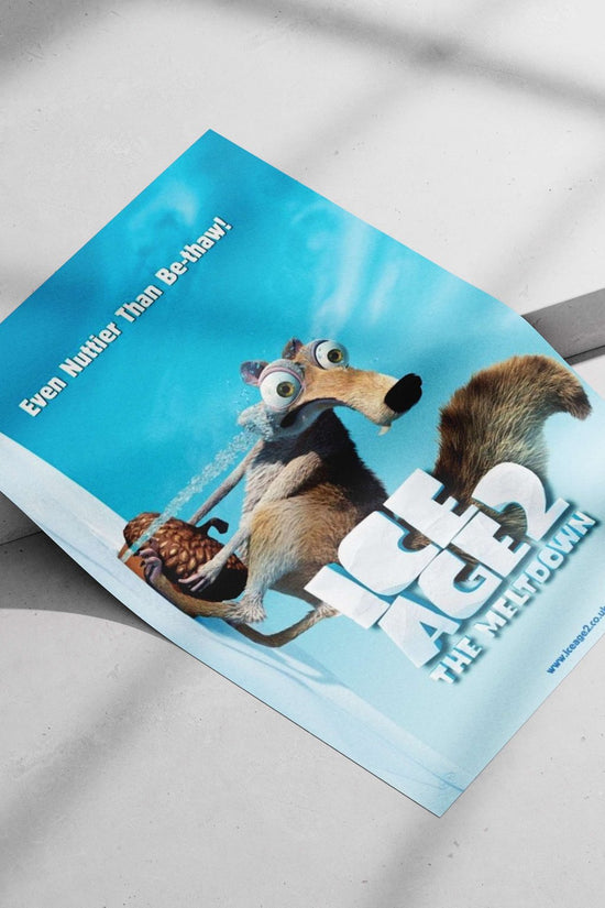 Scrat (from Ice Age 2 franchise) Main Subject: Scrat (from Ice Age 2 franchise) Matte poster print — Superhero wall art