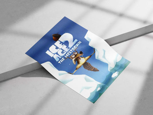 Scrat from Ice Age 2: The Meltdown Main Subject: Scrat from Ice Age 2: The Meltdown Matte poster print — Gaming wall art