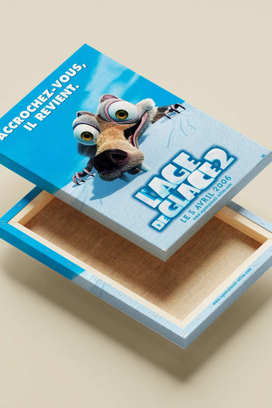 Scrat, a saber-toothed tiger character from the Ice Age franchise. Main Subject: Scrat, a saber-toothed tiger character from