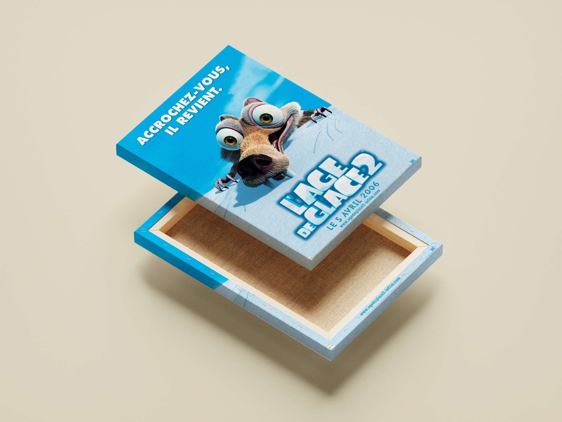 Scrat, a saber-toothed tiger character from the Ice Age franchise. Main Subject: Scrat, a saber-toothed tiger character from