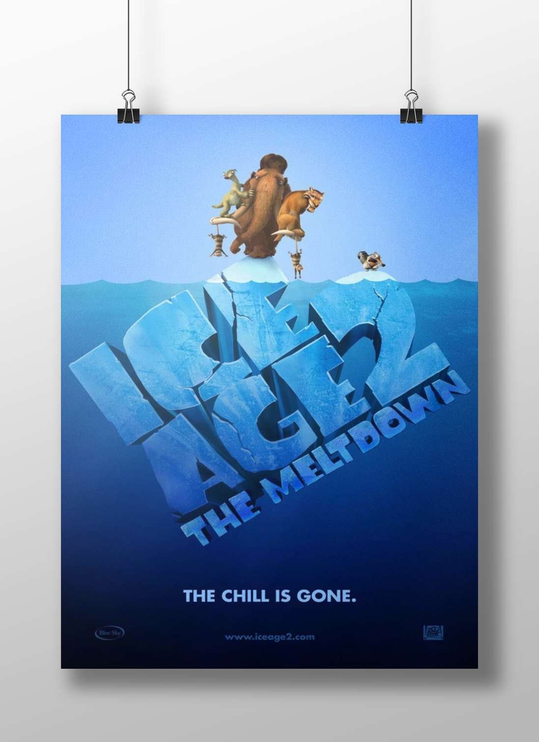 Ice Age 2: The Meltdown Main Subject: Ice Age 2: The Meltdown Matte BoizzBoard rigid print — Anime wall art India |