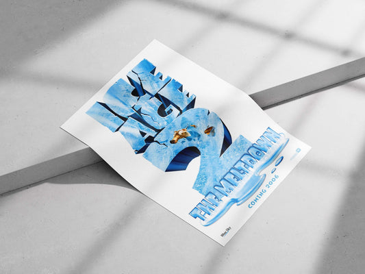 Ice Age 2: The Meltdown Main Subject: Ice Age 2: The Meltdown Matte poster print — Anime wall art India | PosterBoizz