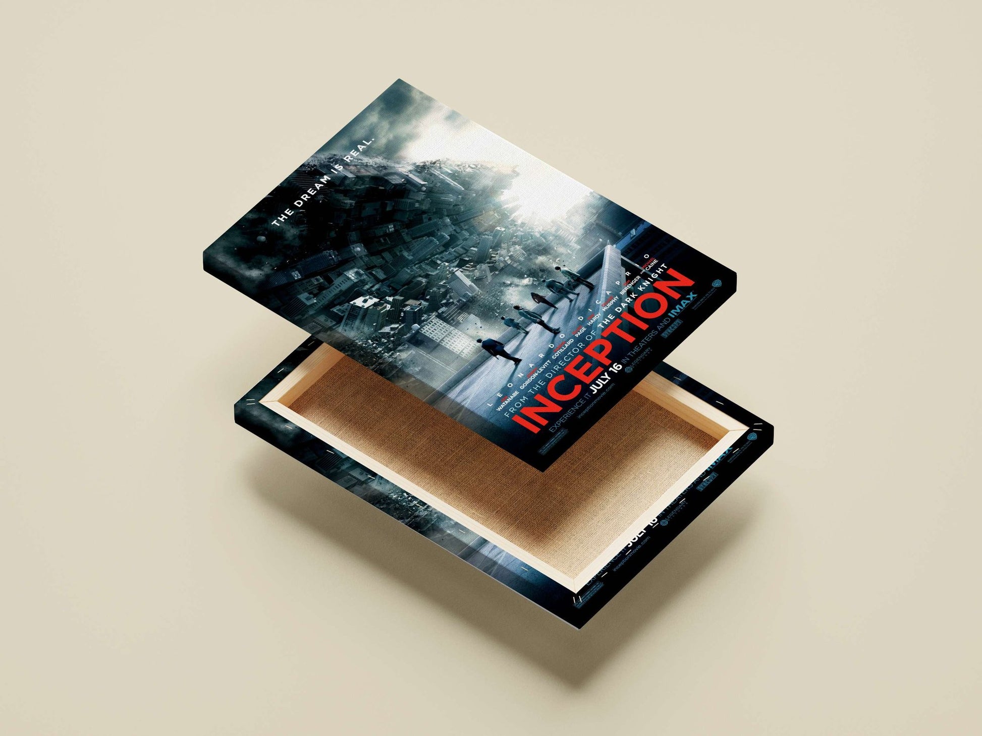 The movie "Inception" (franchise) Main Subject: The movie "Inception" (franchise) Canvas wall art — Hollywood wall art India