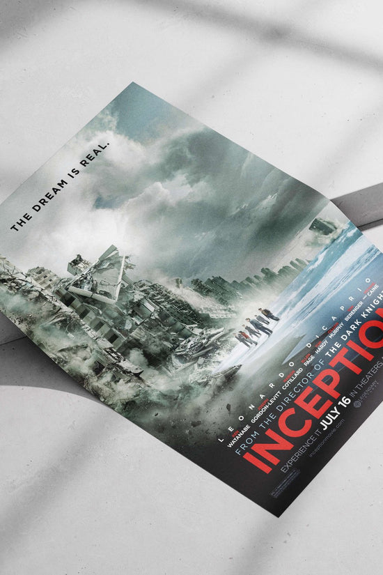 Inception (film franchise) starring Leonardo DiCaprio, Joseph Gordon-Levitt, Marion Cotillard, Ellen Page, Tom Hardy,