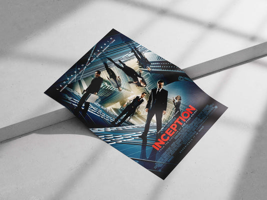The film "Inception" (2010) starring Leonardo DiCaprio, Ken Watanabe, Joseph Gordon-Levitt, Marion Cotillard, Ellen Page,