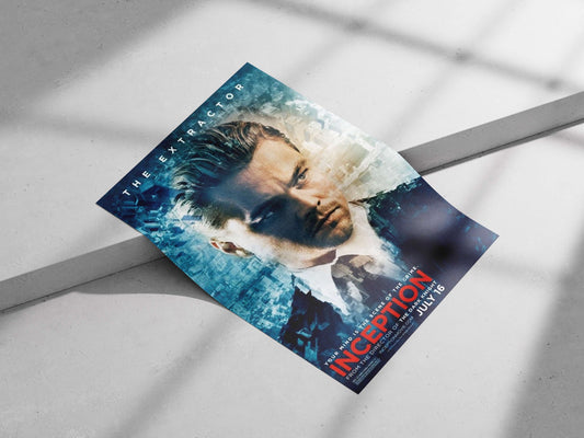 Inception Main Subject: Inception Matte poster print — Hollywood wall art India | PosterBoizz