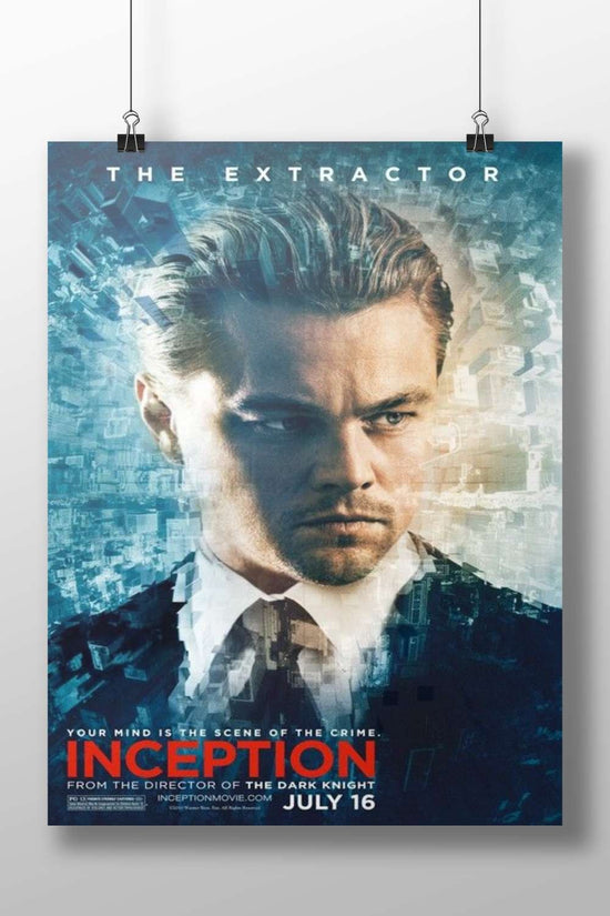 Inception Main Subject: Inception Matte BoizzBoard rigid print — Hollywood wall art India | PosterBoizz