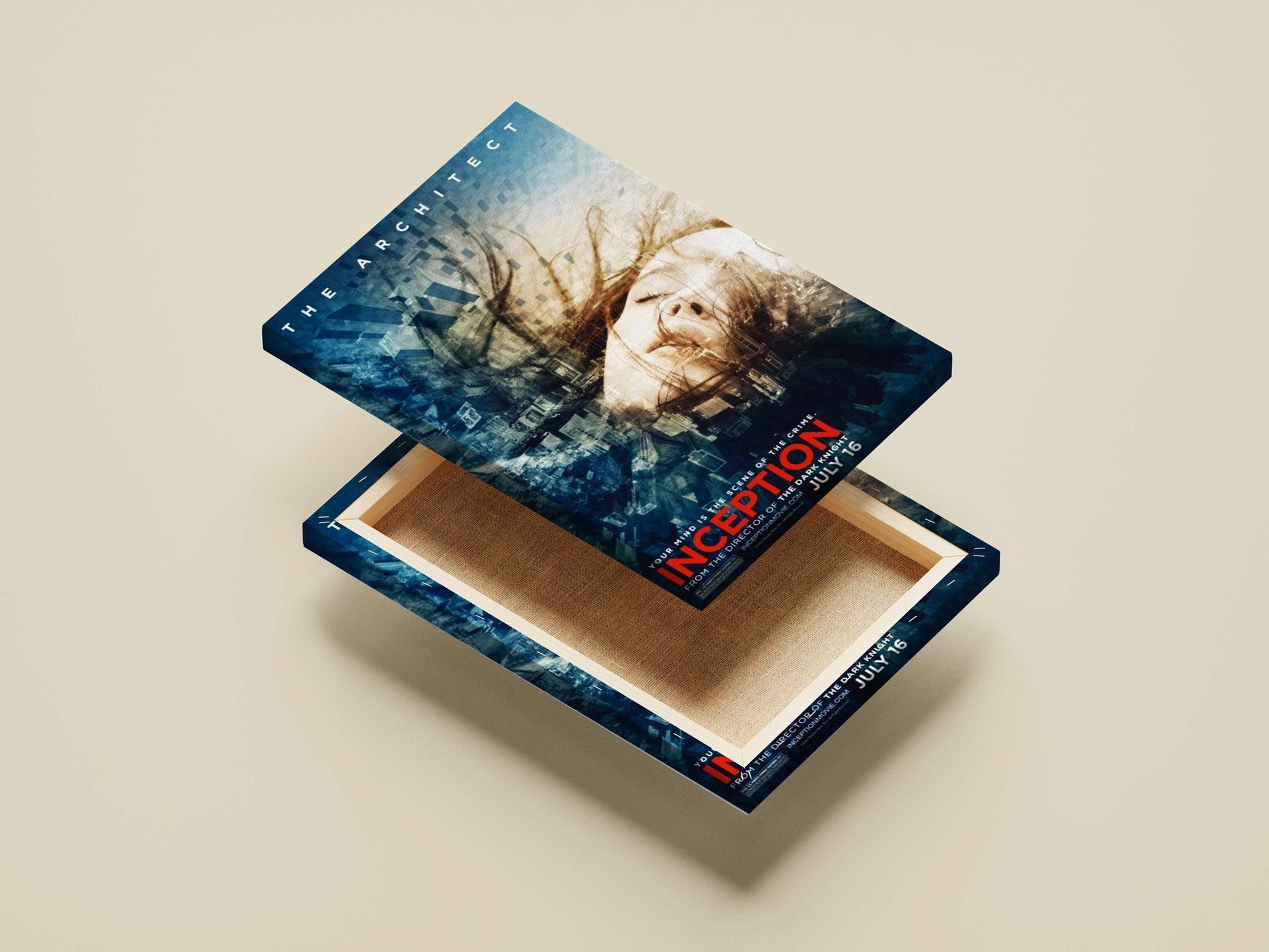 Inception Main Subject: Inception Canvas wall art — Hollywood wall art India | PosterBoizz