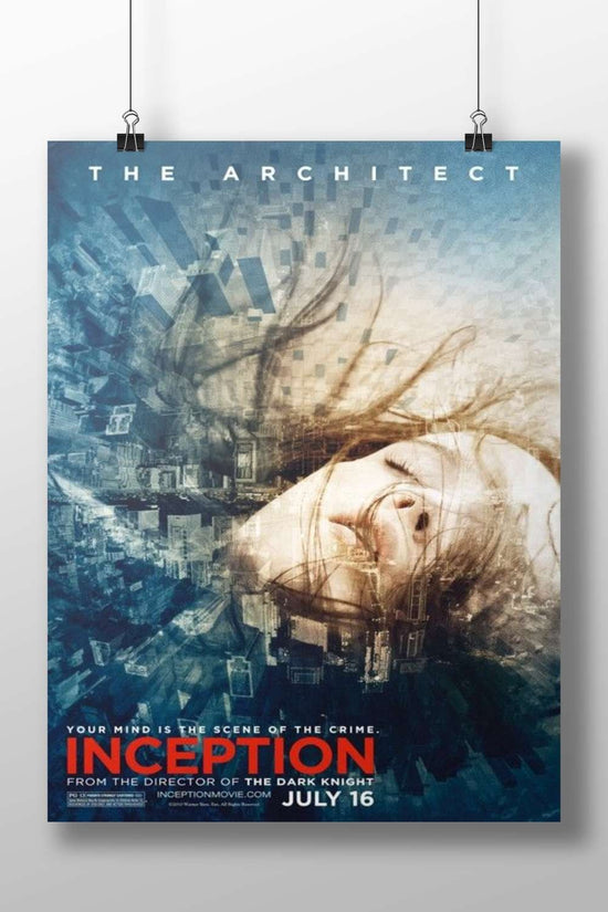 Inception Main Subject: Inception Matte BoizzBoard rigid print — Hollywood wall art India | PosterBoizz