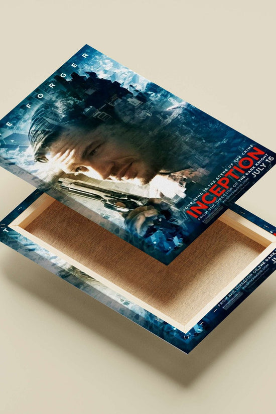 Inception (2010 film) Main Subject: Inception (2010 film) Canvas wall art — Hollywood wall art India | PosterBoizz